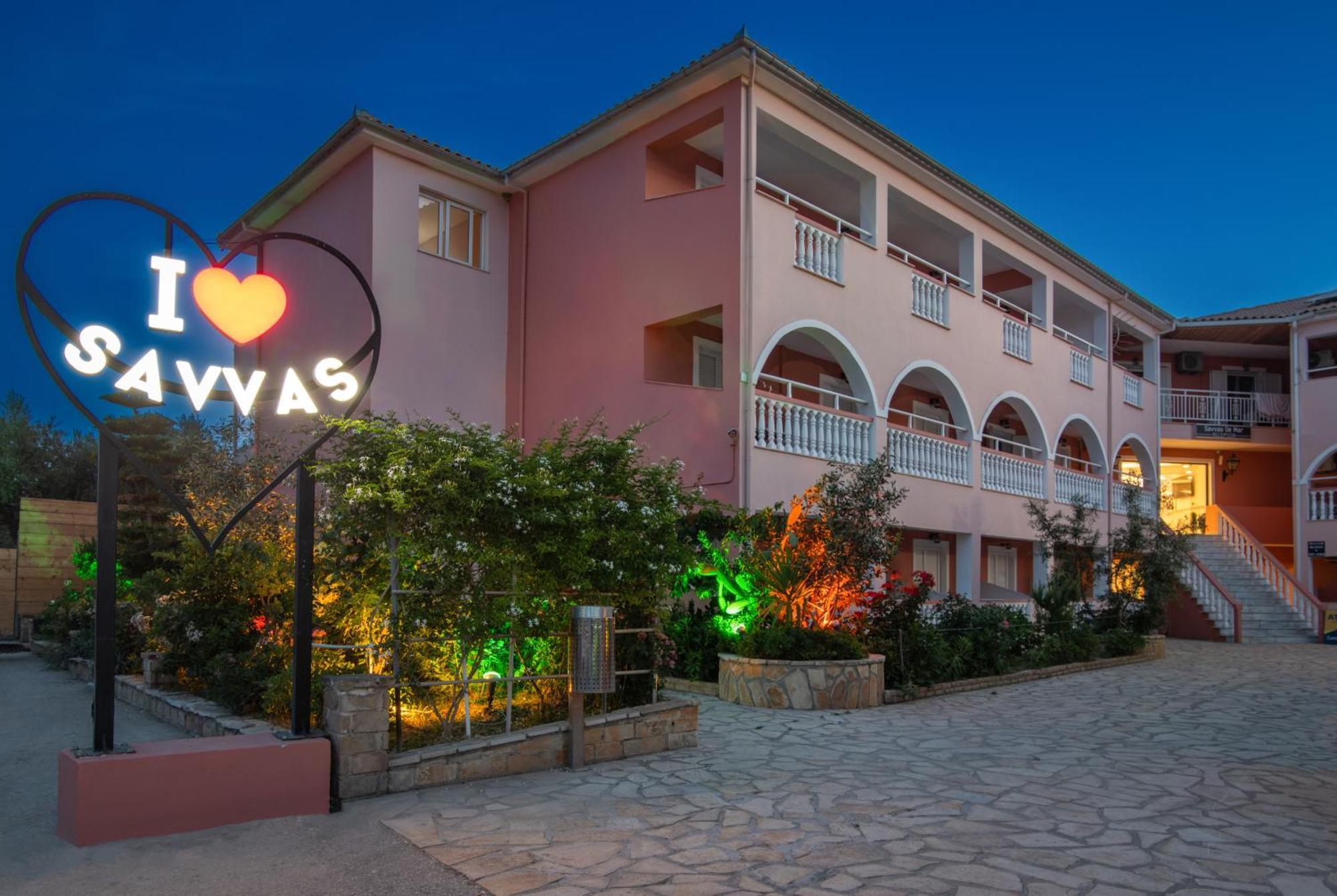 Savvas Hotel (Adults Only) Laganas Eksteriør billede